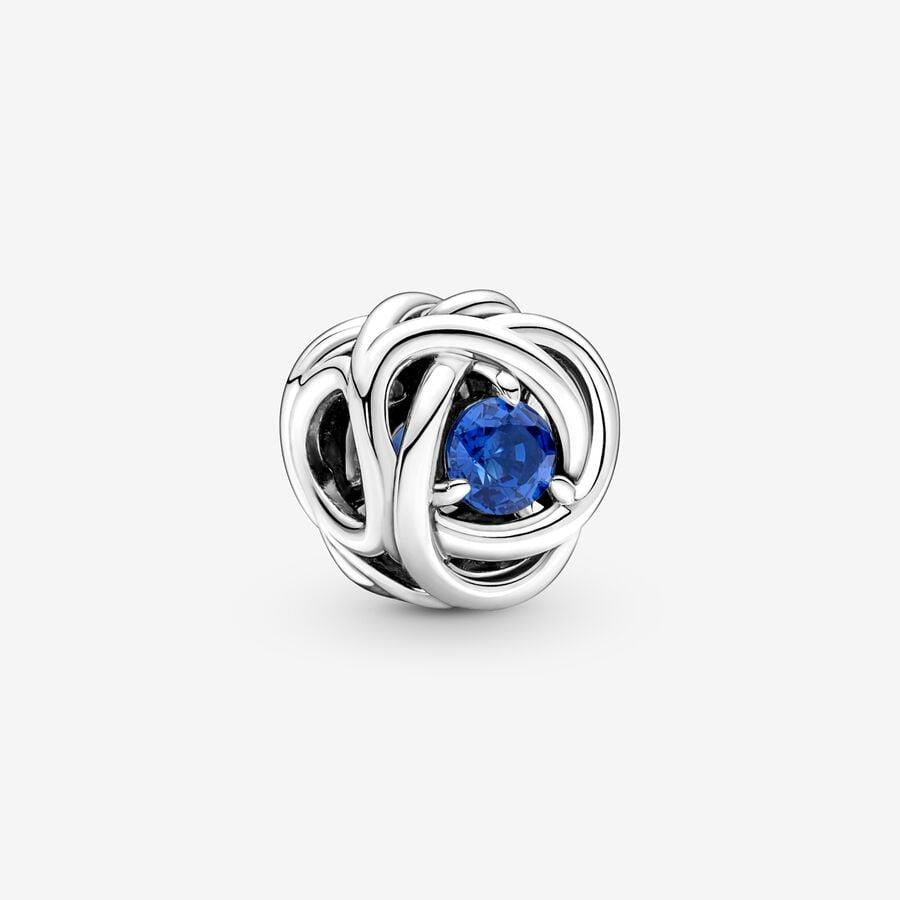 Pandora September Birthstone Eternity Circle Charm WRIST SWEDEN