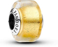 Pandora Goldfarbenes Murano-Glas Mini-Charm WRIST SWEDEN