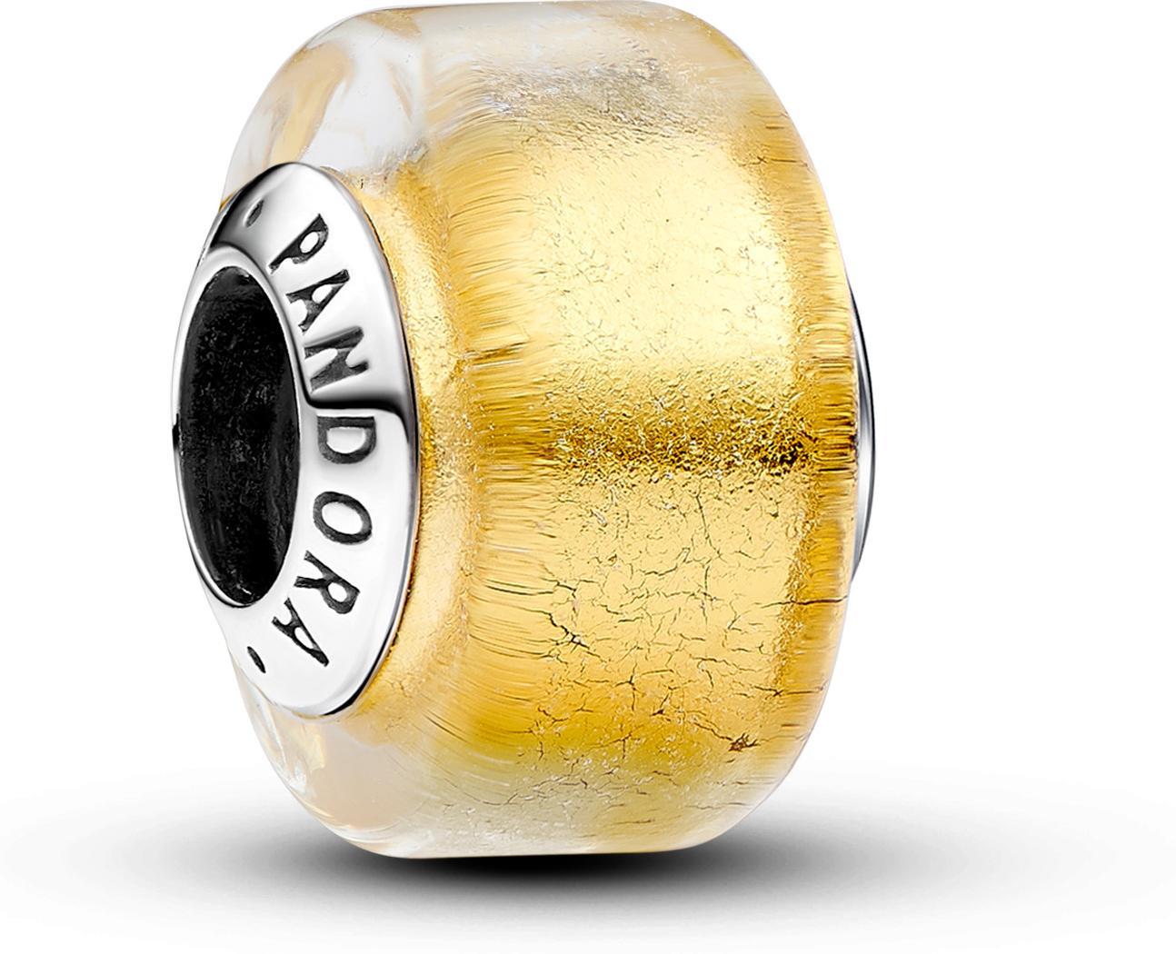 Pandora Goldfarbenes Murano-Glas Mini-Charm WRIST SWEDEN