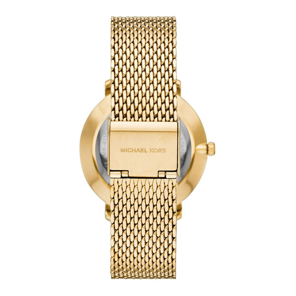 Michael Kors MK4339 Pyper Quartz Crystal Gold Dial Women's Watch Michael Kors
