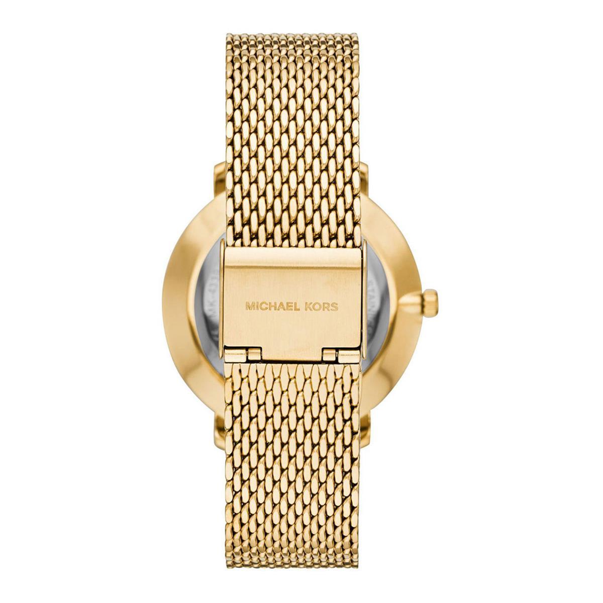 Michael Kors MK4339 Pyper Quartz Crystal Gold Dial Women's Watch Michael Kors