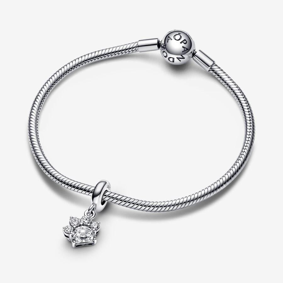 Pandora Funkelnder Pfotenabdruck Charm-Anhänger WRIST SWEDEN