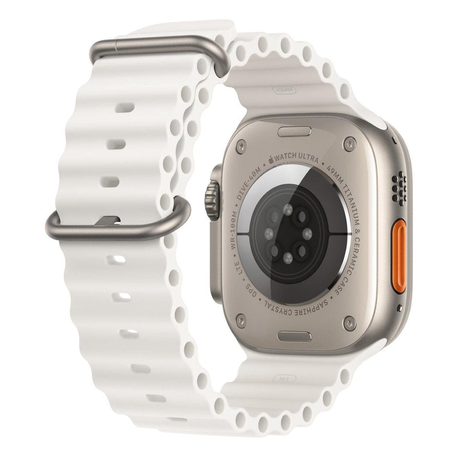Apple Watch Silikon Ocean Band - Vit Wrist Sweden