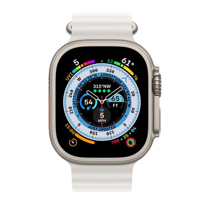 Apple Watch Silikon Ocean Band - Vit Wrist Sweden