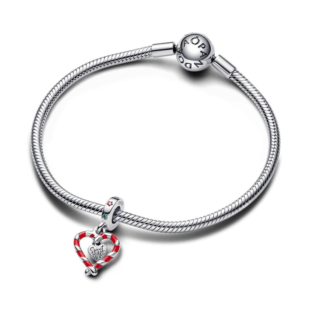 Pandora Candy Cane Sterling Silver Dangle Charm Pandora