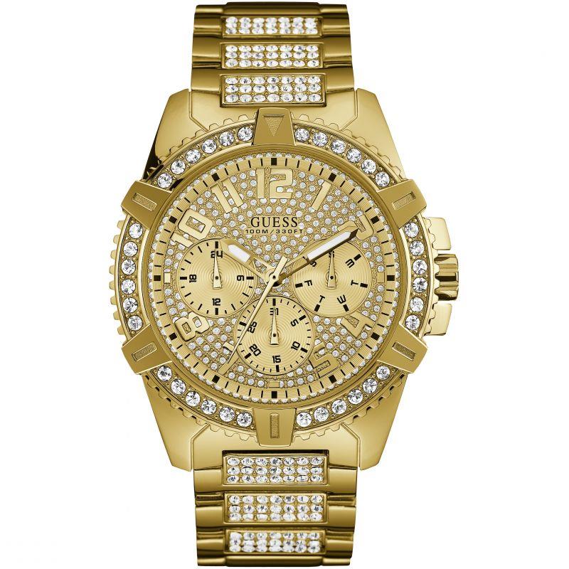 Guess W0799G2 Frontier Quartz Gold Dial Men's Watch Guess