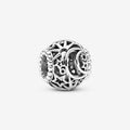Pandora Offen gearbeitetes Sonne, Mond & Sterne Charm WRIST SWEDEN