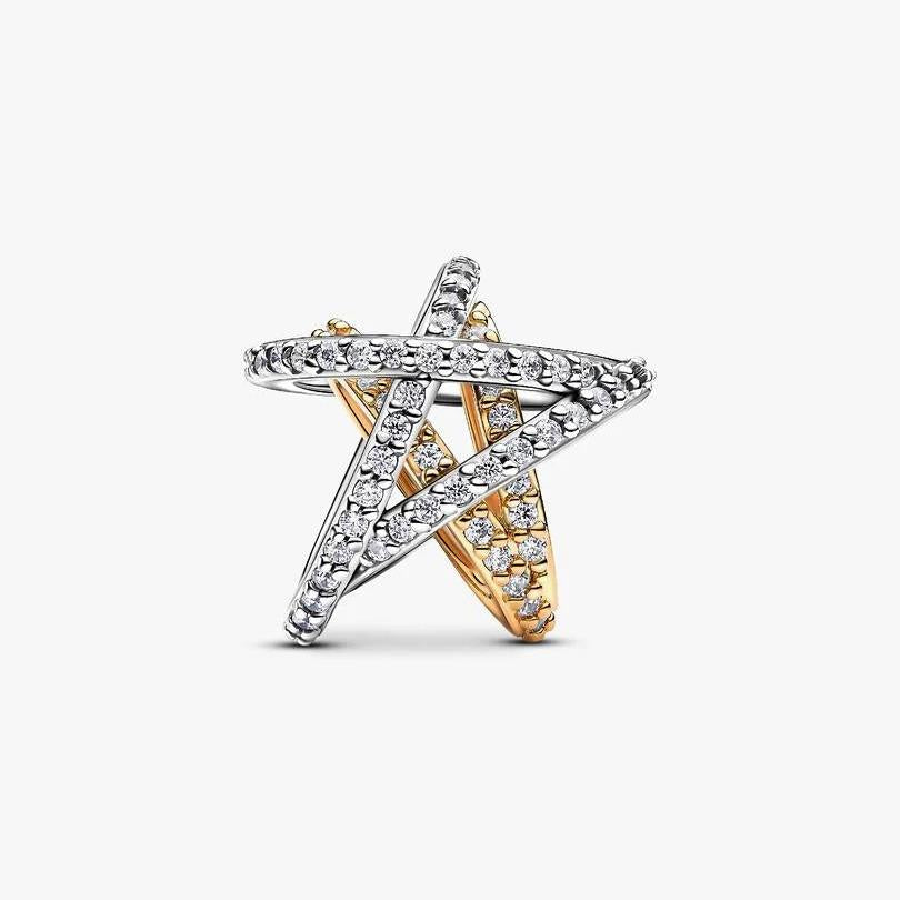 Sparkling Cross Star Charm WRIST SWEDEN