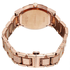 Burberry BU9353 Taupe Chronograph Dial Rose Gold Plated Steel Men's Watch Burberry
