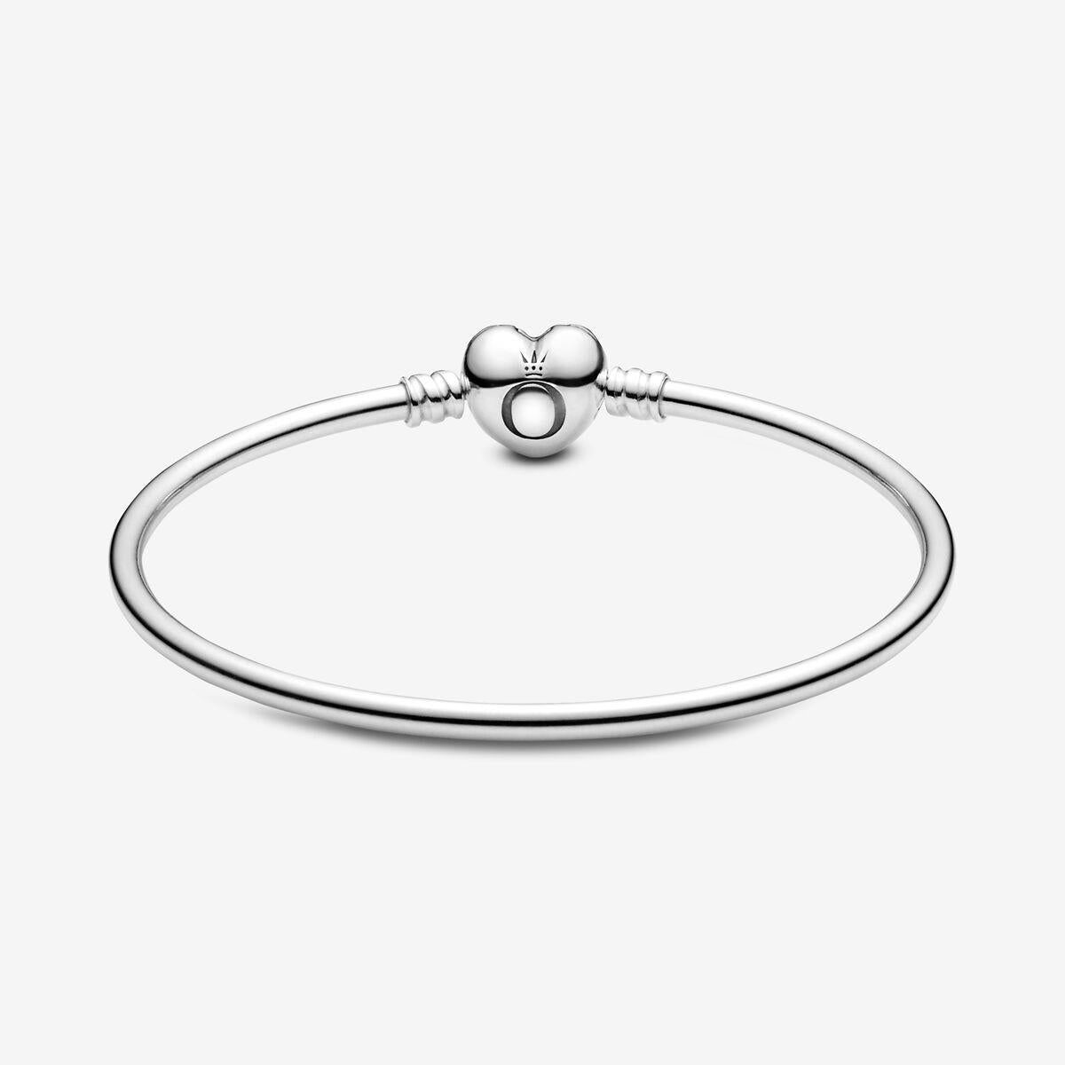 Pandora Moments Heart Clasp Bangle 17 cm Pandora