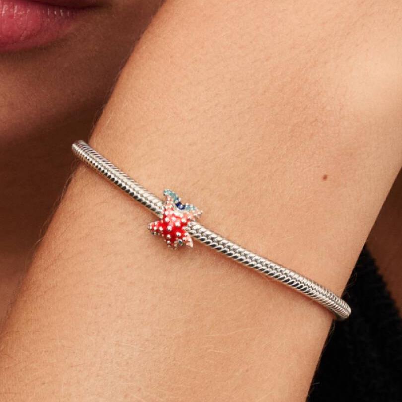 Colourful Starfish Mini Charm