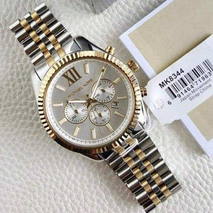 Michael Kors MK8344 - Herrklocka Guld/Silver WRIST SWEDEN
