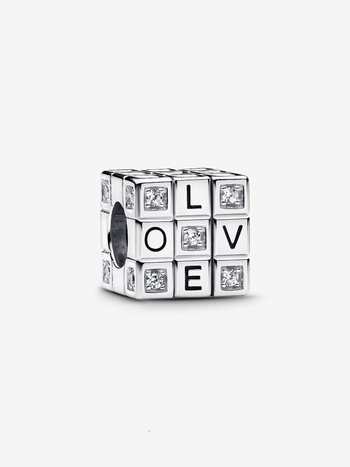 Pandora Beweglicher Spielzeugwürfel Charm Sterling-Silber WRIST SWEDEN