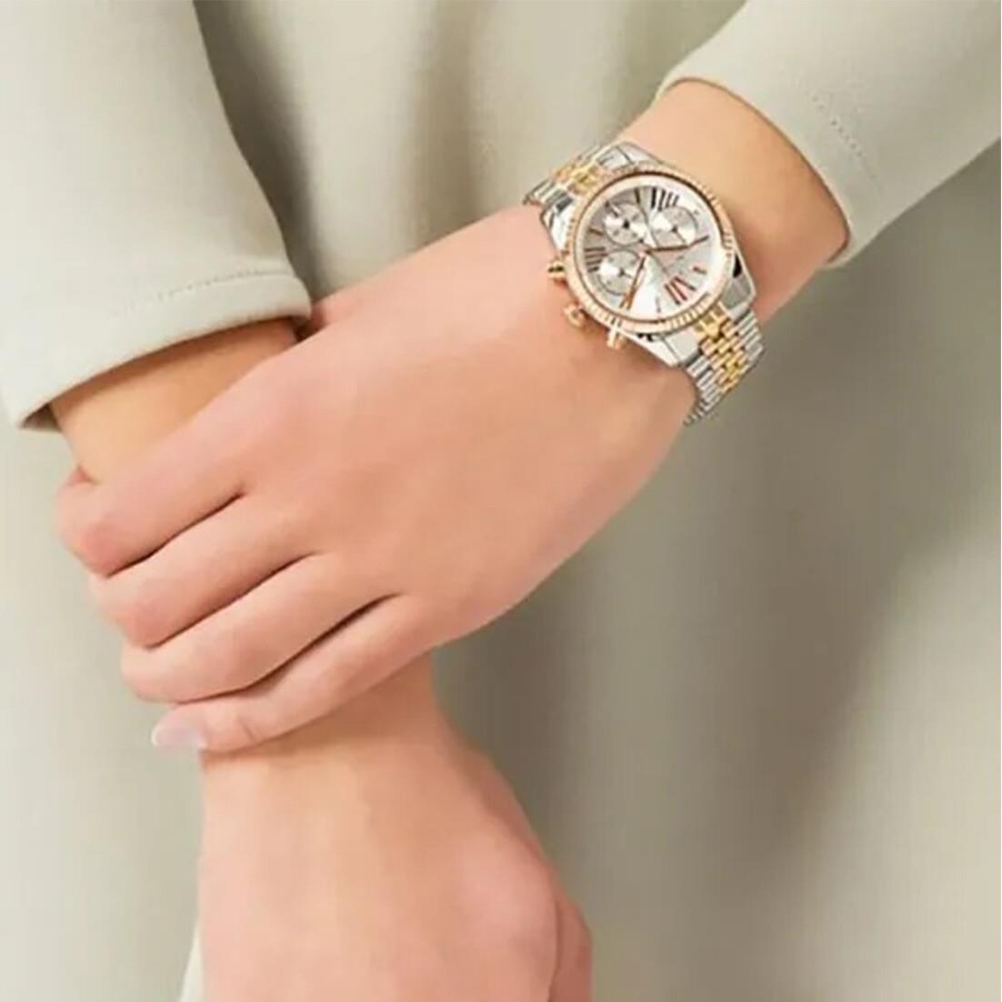 Michael Kors MK5955 Lexington Chronograph Stainless Steel Women's Watch Michael Kors