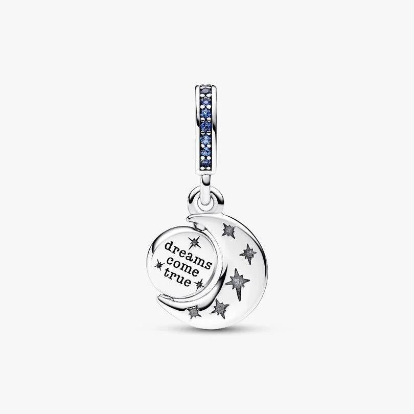 Sparkling Moon Spinning Dangling Charm WRIST SWEDEN