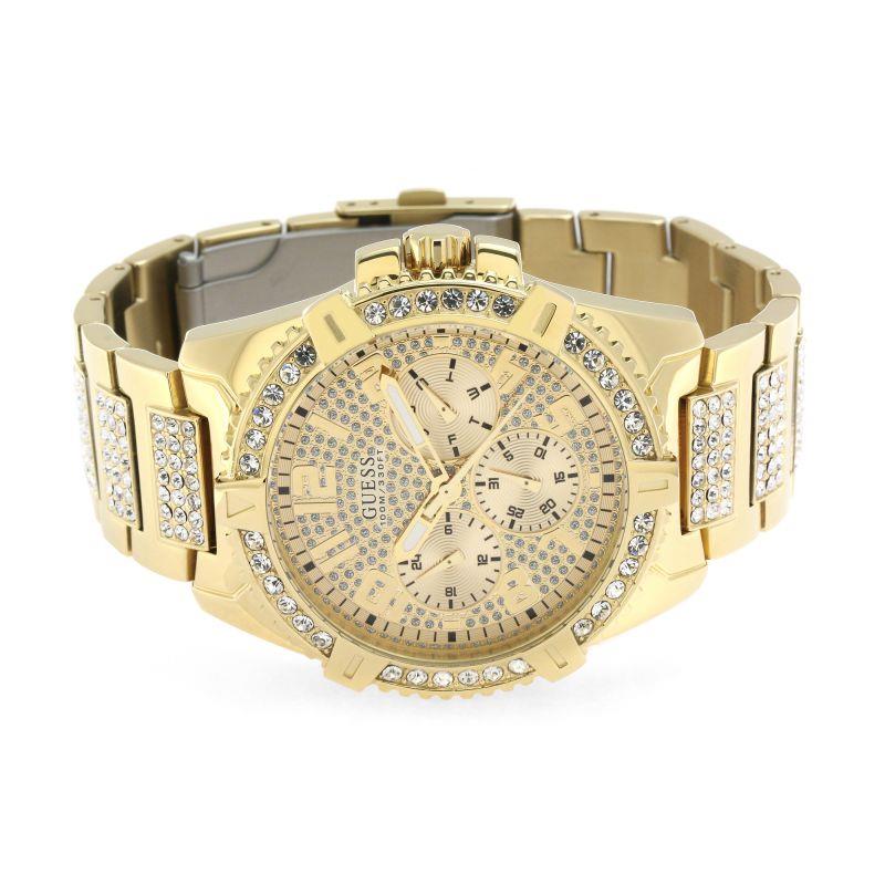 Guess W0799G2 Frontier Quartz Gold Dial Men's Watch Guess