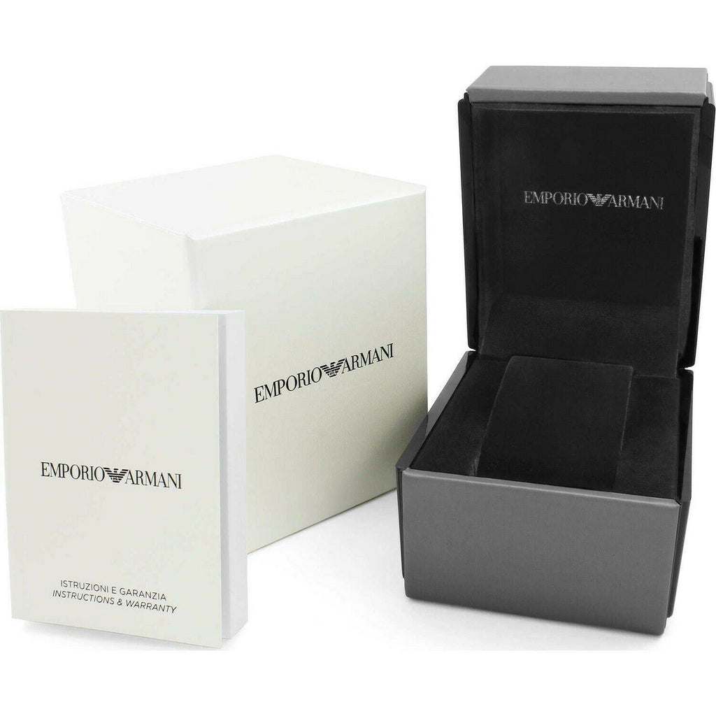 Emporio Armani AR11092 Quartz Crystal Blue Dial Ladies Watch Emporio Armani