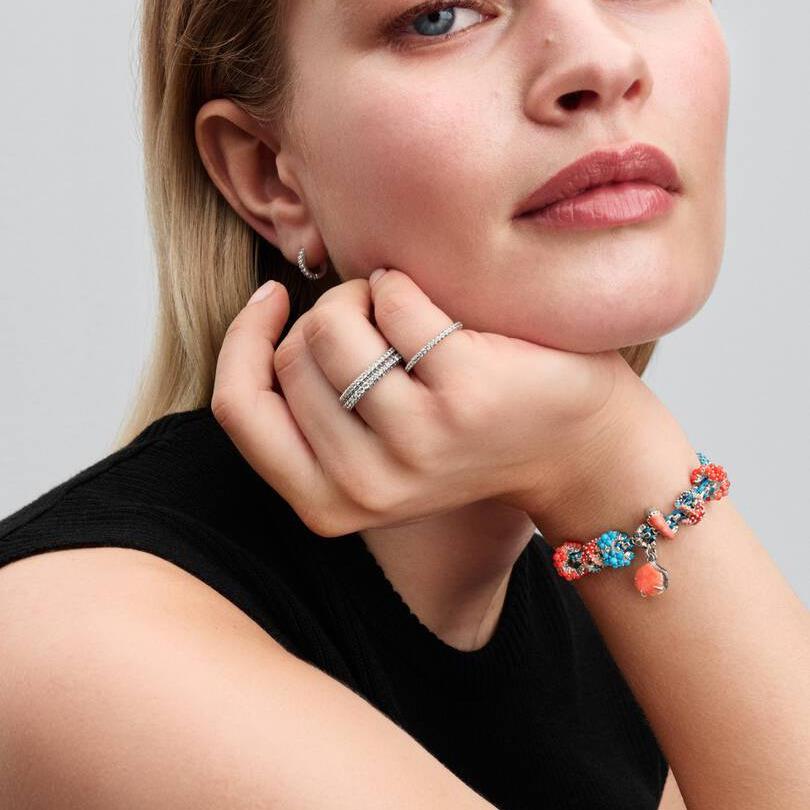 Colourful Starfish Mini Charm