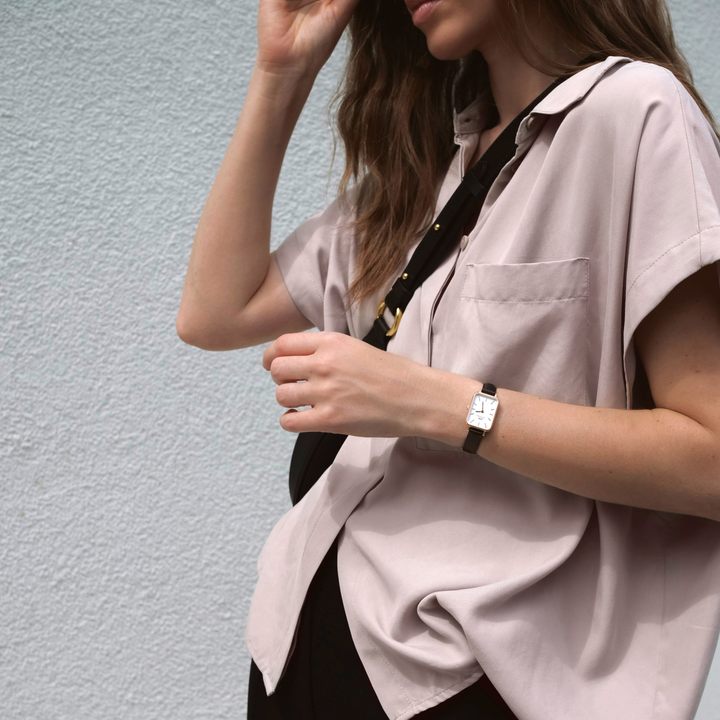 Produktbild av Daniel Wellington DW00100434, Quadro Sheffield damklocka med 32 mm boett.