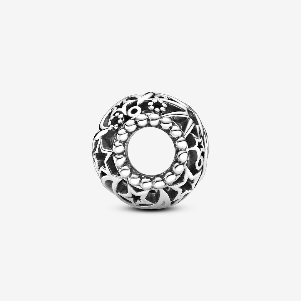 Pandora Offen gearbeitetes Sonne, Mond & Sterne Charm WRIST SWEDEN