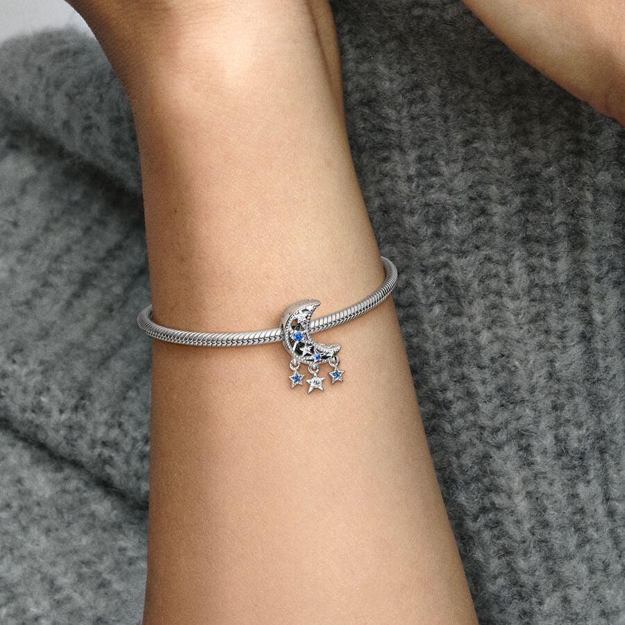 Pandora Stern & Mondsichel Charm WRIST SWEDEN