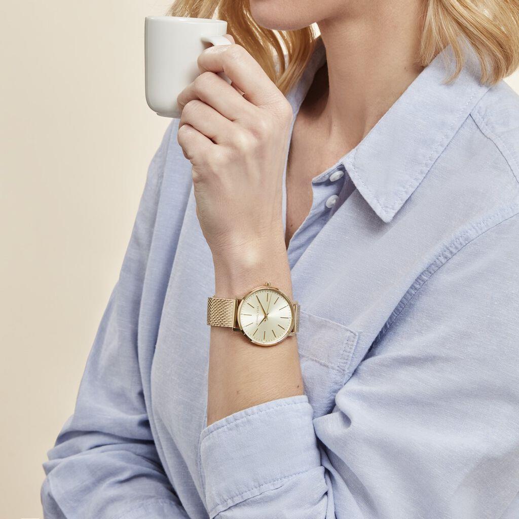Michael Kors MK4339 Pyper Quartz Crystal Gold Dial Women's Watch Michael Kors