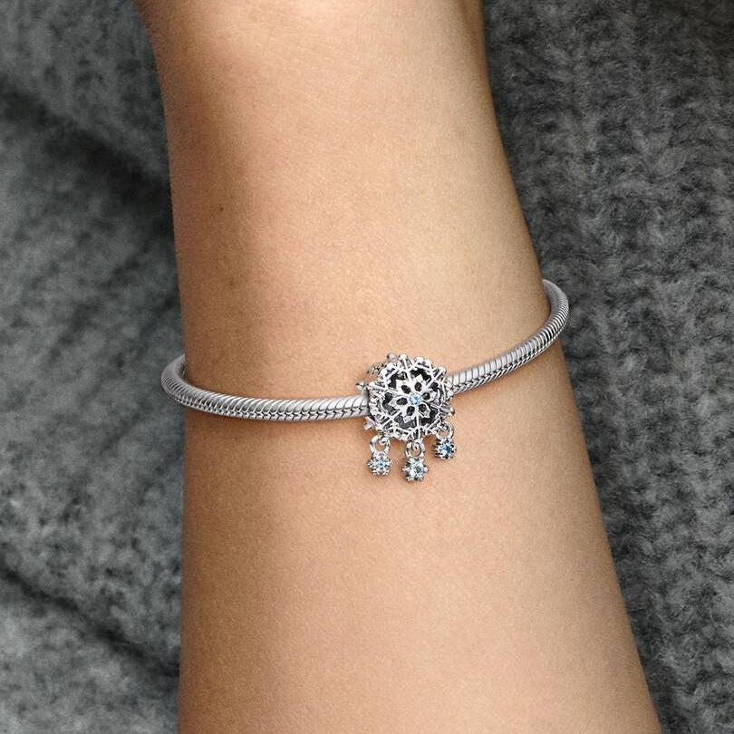 Icy Snowflake Drop Charm WRIST SWEDEN
