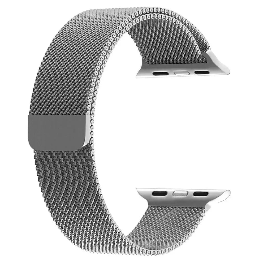 Apple Watch Milanesisk Loop Rostfritt Metallarmband - Silver Wrist Sweden