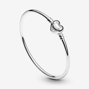 Pandora Moments Heart Clasp Bangle 17 cm Pandora
