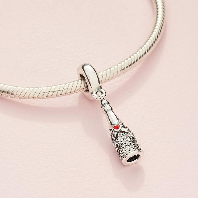 Pandora Sparkling Wine Bottle Dangle Charm Pandora