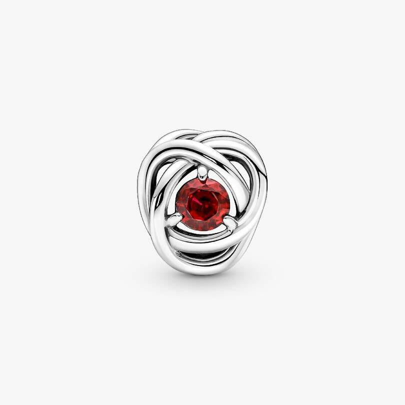 July Birthstone Eternity Circle Charm WRIST SWEDEN
