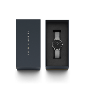 Produktbild av Daniel Wellington DW00100162, Petite Sterling damklocka med 32 mm boett.