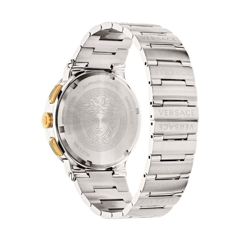 Versace VEZ900221 Blue 43 mm Greca Logo Men's Watch Versace