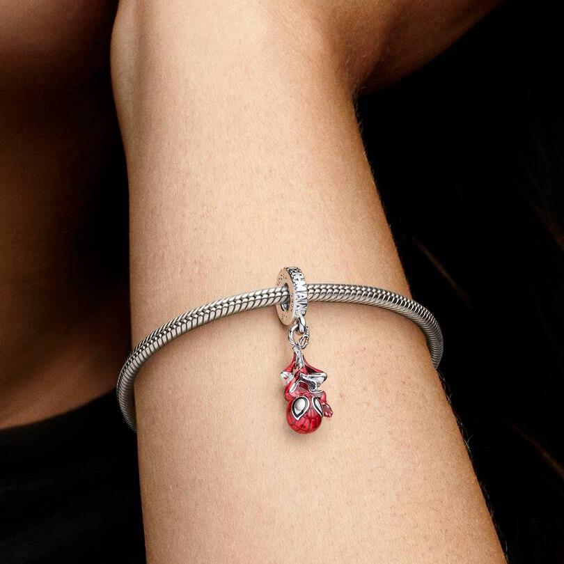 Marvel Hanging Spider-Man Dangle Charm WRIST SWEDEN