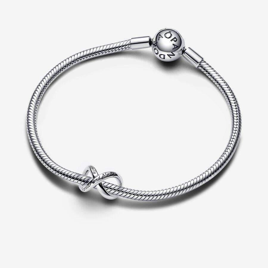 Pandora Forever & Always Infinity Charm WRIST SWEDEN