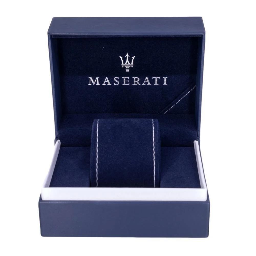 Maserati Potenza Automatic Skeleton Grey Dial Black Leather Strap Watch para homens - R8821108037 WRIST SWEDEN
