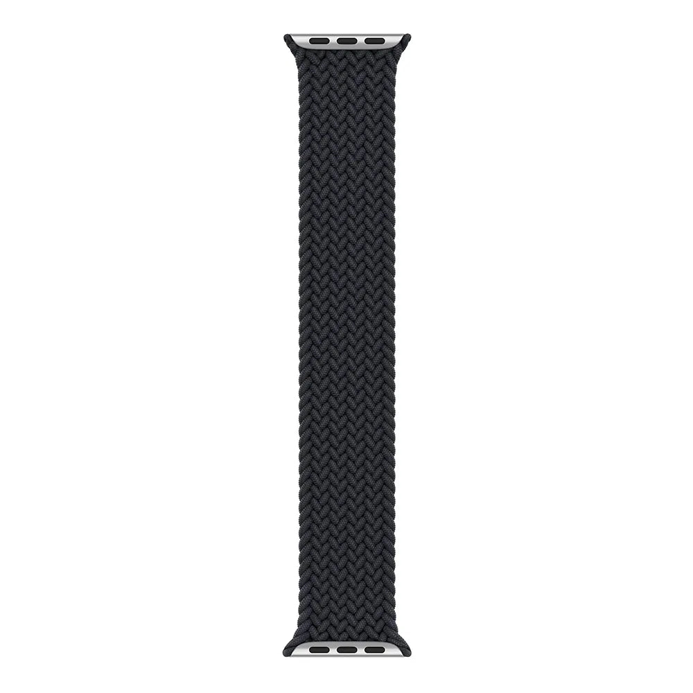 Apple Watch Flätad Sololoop Band - Svart Wrist Sweden