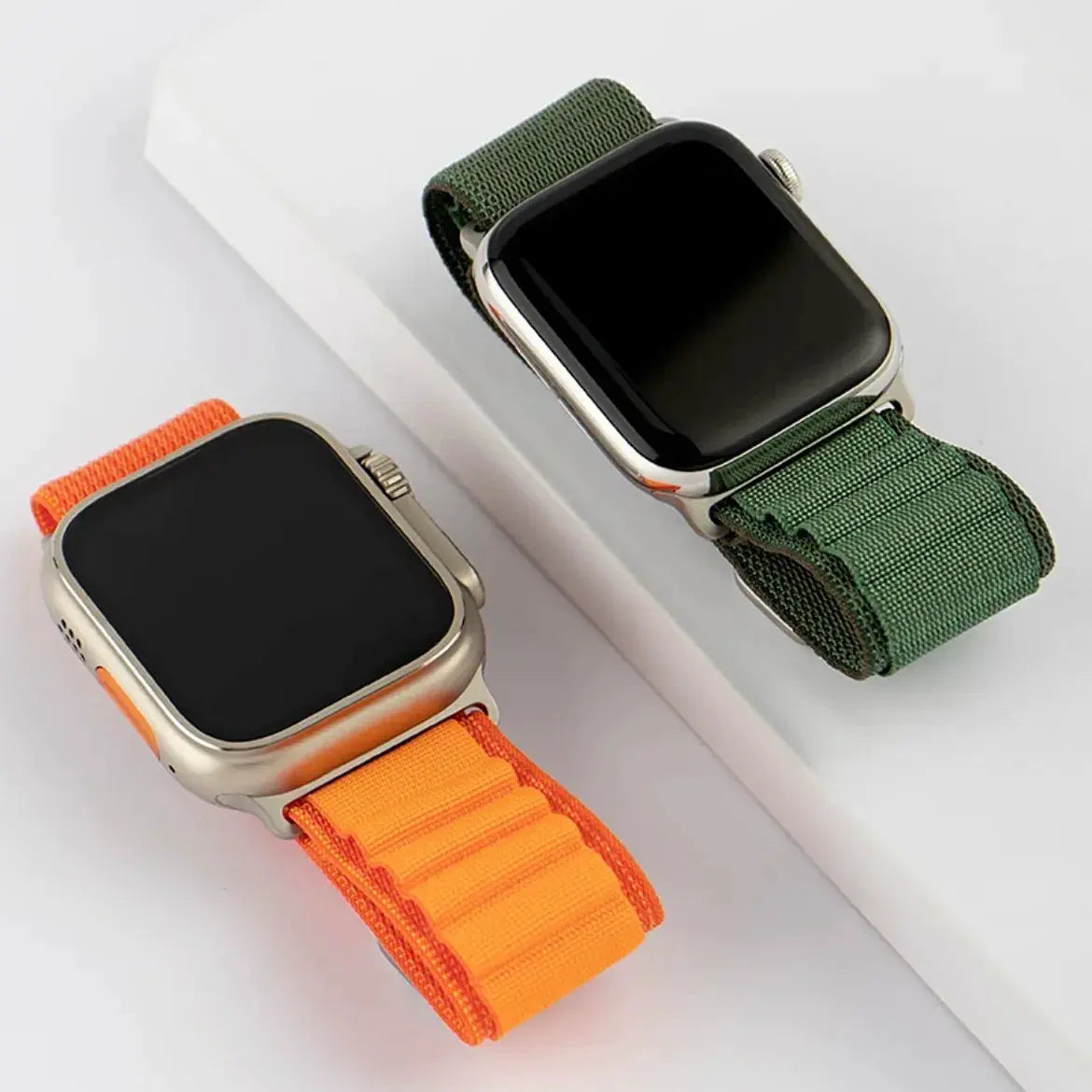 Apple Watch Alpine Loop Band - Olive Grön Wrist Sweden