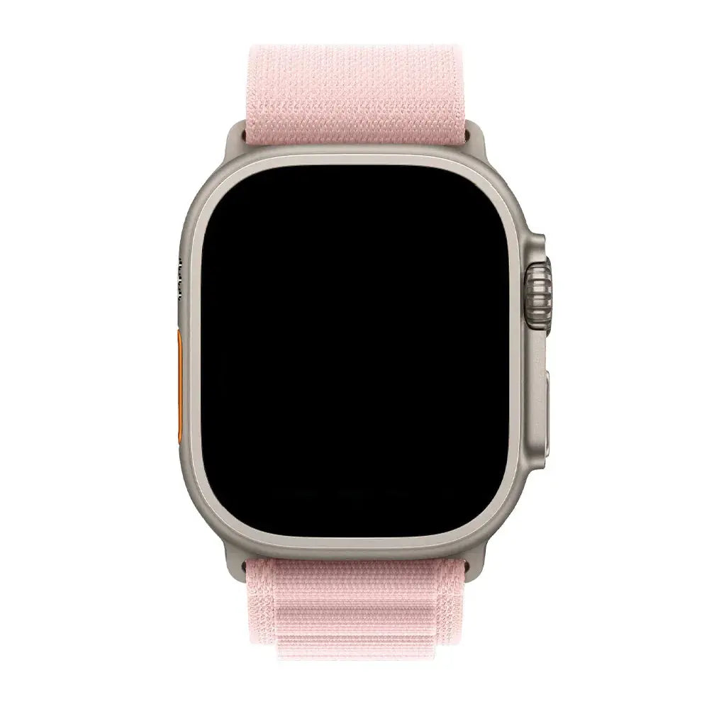 Apple Watch Alpine Loop Band - Korallrosa Wrist Sweden