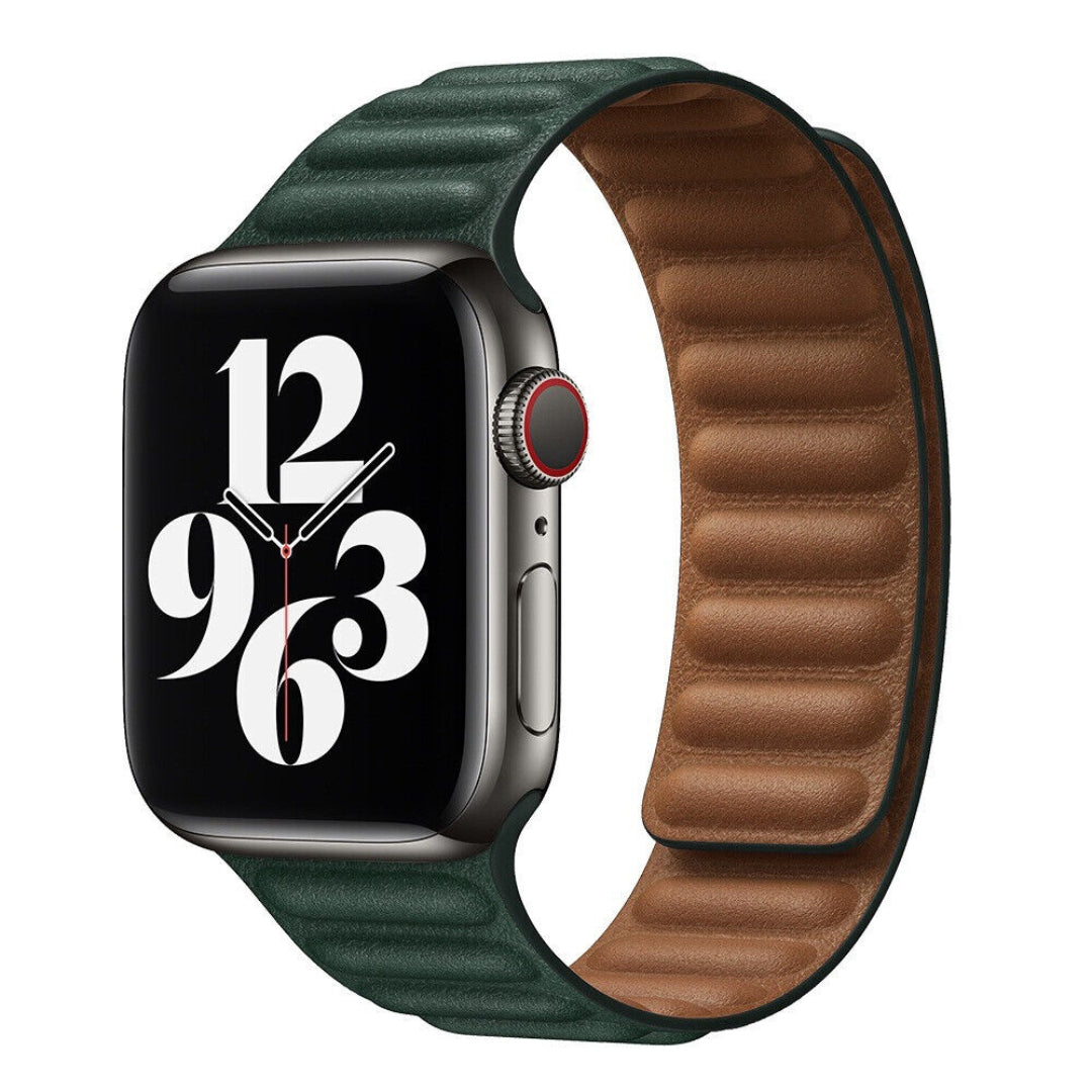 Apple Watch Magnetisk FineWoven Band - Mörk Grön Wrist Sweden