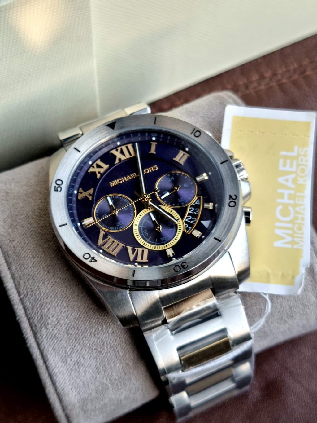 Michael Kors MK8437 - Brecken Silver/guld WRIST SWEDEN