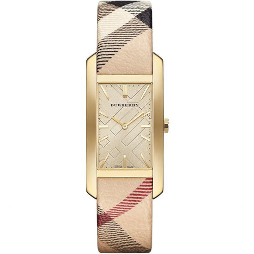 Burberry BU9407 25mm Stainless Steel Case Leather Women's Watch Burberry