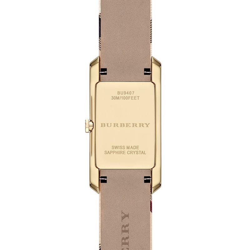 Burberry BU9407 25mm Stainless Steel Case Leather Women's Watch Burberry