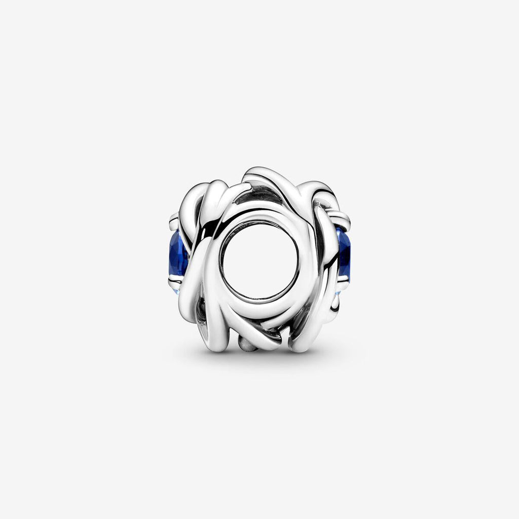 Pandora September Birthstone Eternity Circle Charm WRIST SWEDEN