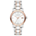 Burberry BU9127 Silver Dial Two-tone Ladies Watch Burberry