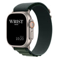 Apple Watch Alpine Loop Band - Mörkgrön Wrist Sweden