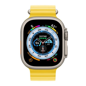 Apple Watch Silikon Ocean Band - Gul Wrist Sweden