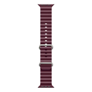 Apple Watch silikon Ocean Band - vinröd Wrist Sweden