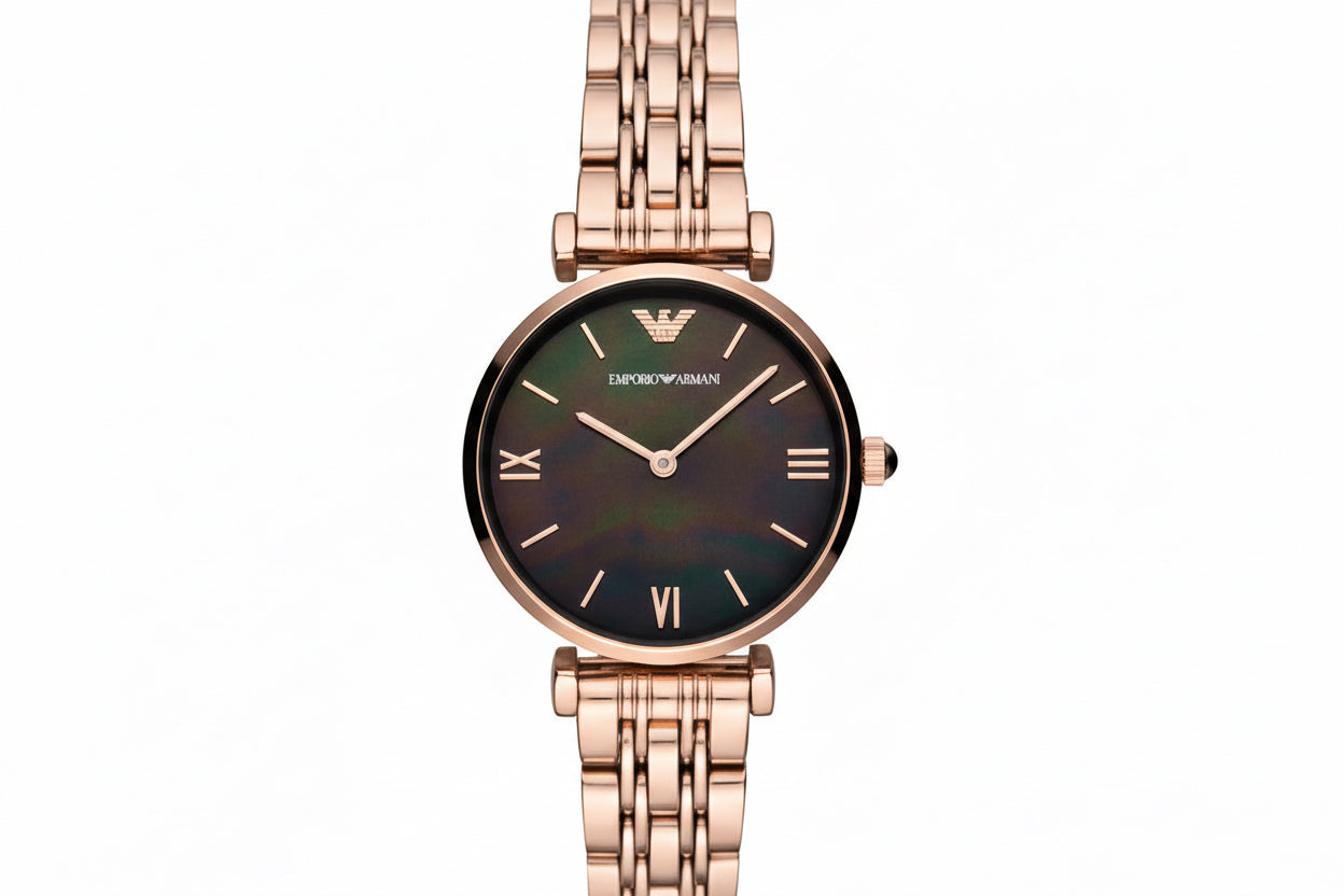 Produktbild av Emporio Armani Mother of Pearl AR11145, damklocka med Ø32 mm boett.