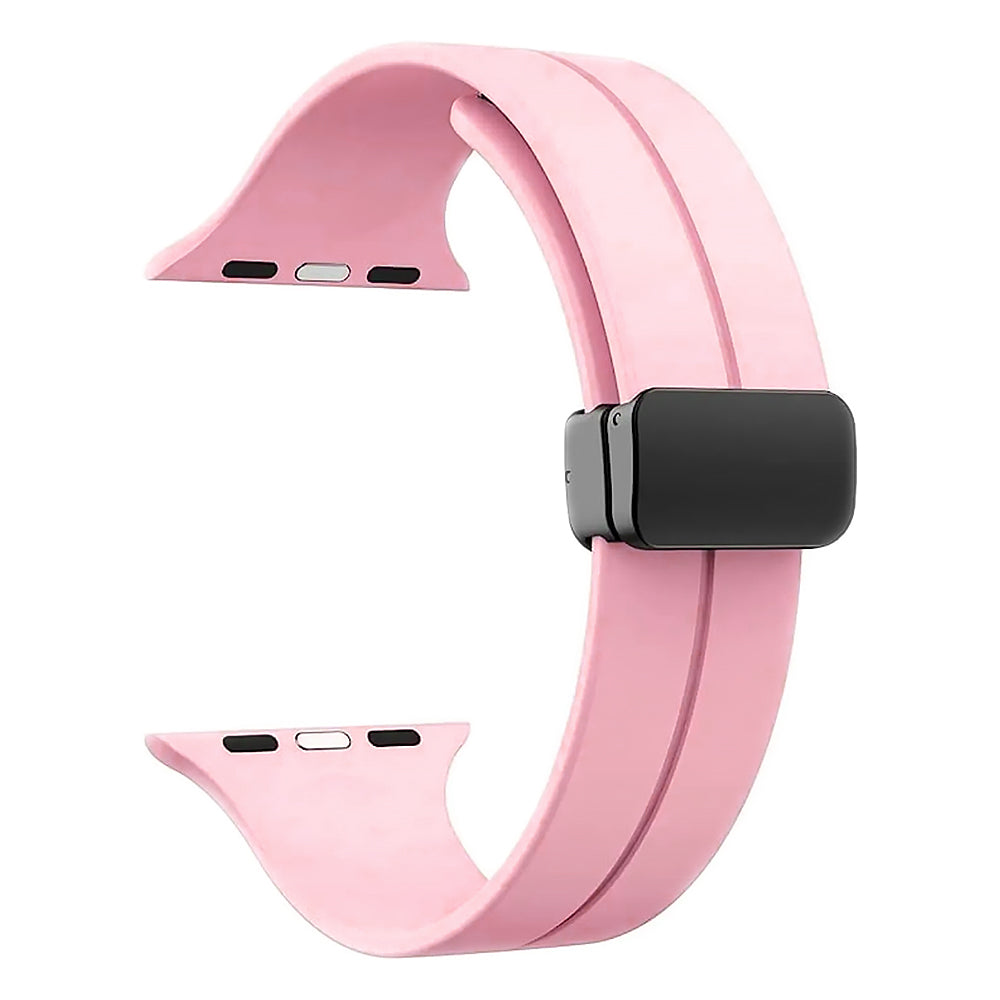 armband till apple watch i silikon i modellen nifty line on från wrist sweden